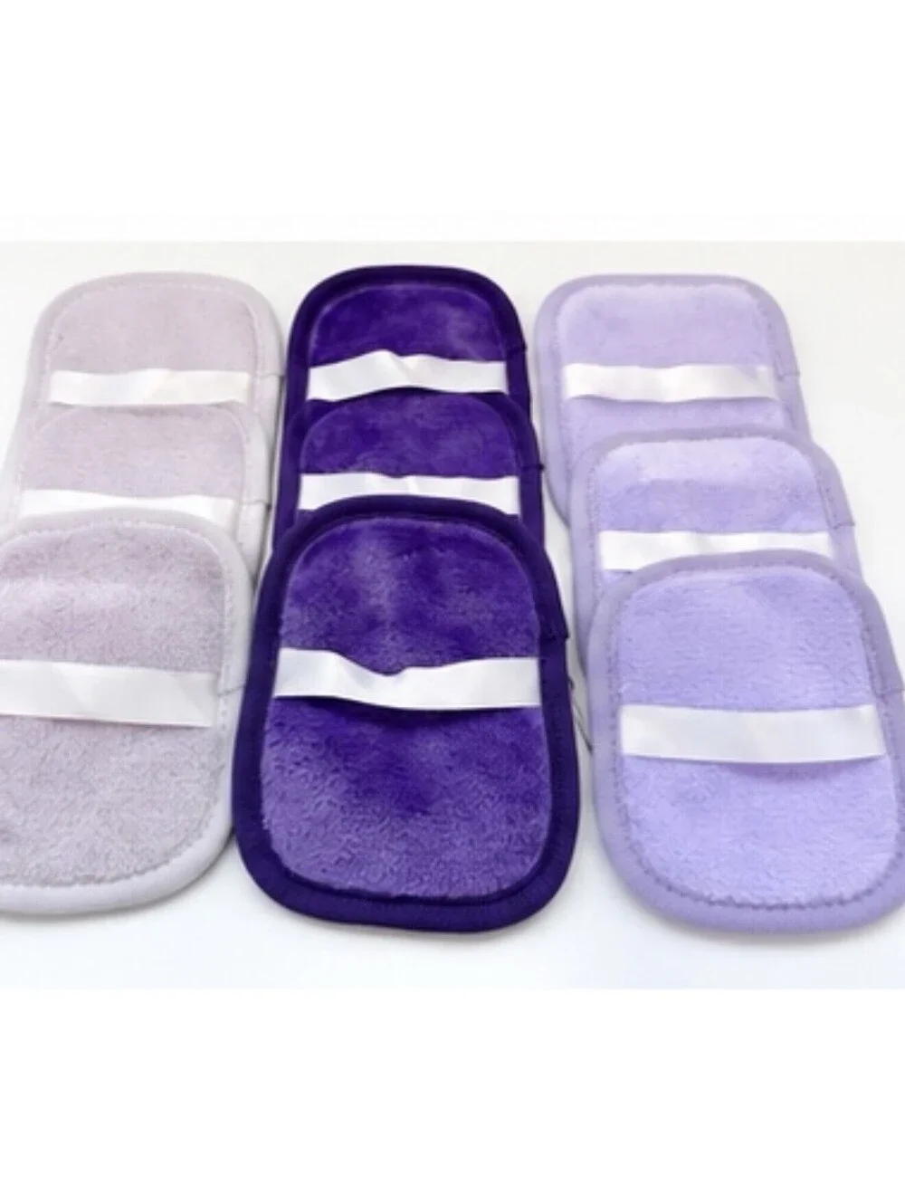 12 Reusable Makeup Remover Pads Soft Microfiber Face Cleansing Washable Set